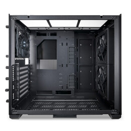 Lian Li O11 AIR MINI Black PC Case ATX / M-ATX with 3 standard Fans (front 120mmx2, rear 120mmx1) Me