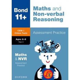 Bond 11+: Bond 11+ cem Maths & non-Verbal Reasoning Assessment Papers 8-9 Years