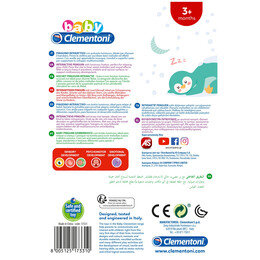 Baby Clementoni Βρεφική Ηλεκτρονική Κουδουνίστρα Πιγκουίνος Για 3+ Μηνών