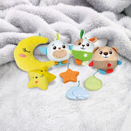 Baby Clementoni Βρεφικό Μουσικό Περιστρεφόμενο Skydreams Για 0+ Μηνών