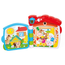 Baby Clementoni Βρεφικό Εκπαιδευτικό Βιβλιαράκι Για 10-36 Μηνών