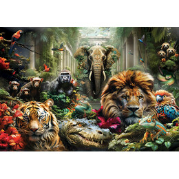 Clementoni Παζλ High Quality Collection Θαυμαστή Ζούγκλα 1000 τμχ