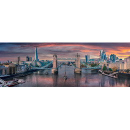 Clementoni Παζλ Panorama High Quality Collection Κατά Μήκος Του Ποταμού Τάμεση 1000 τμχ