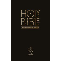 Holy Bible: English Standard Version (Esv) Anglicised pew Bible (Black Colour)