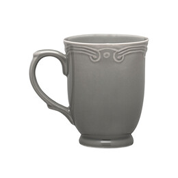 Estia Κουπα του Καφε Athénée Πορσελανινη Αναγλυφη 340ml Grey