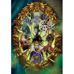 Clementoni Παζλ High Quality Collection Disney Villains 1000 τμχ - Compact Box