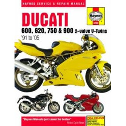 Ducati 600, 620, 750 & 900 2-Valve v-Twins (91 - 05) Haynes Repair Manual