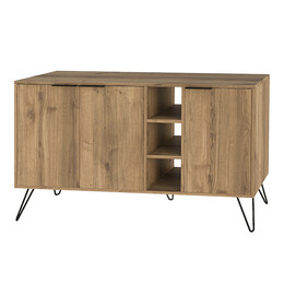 Μπουφές Clara Megapap Χρώμα Ανοιχτό Καρυδί 142x35,6x83εκ.