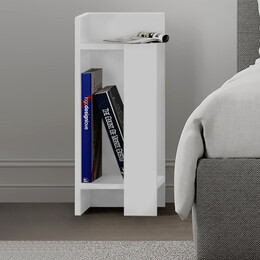 Κομοδίνο Elos Megapap σετ 2 Τεμαχίων Χρώμα Λευκό 25x27x60εκ.