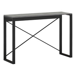 Κονσόλα Archie Megapap Χρώμα Γκρι Ρετρό - Μαύρο 110x35x75εκ.