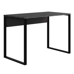 Γραφείο Εργασίας Inna Megapap Χρώμα Γκρι Ρετρό - Silky Black 110x60x75εκ.