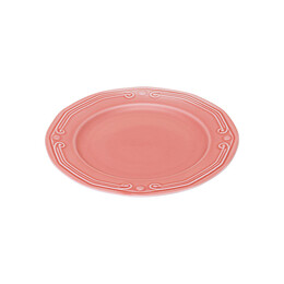 Estia Πιατο Ρηχο Athénée Πορσελανινο Αναγλυφο 20cm Rose