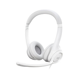 Logitech H390 on ear Multimedia Ακουστικά White (981-001286) (Logh390wh)