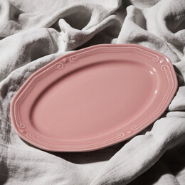 Estia Σαλατιερα Athénée Πορσελανινη Αναγλυφη 23cm Rose