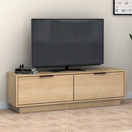 Έπιπλο Τηλεόρασης Lisa Megapap Χρώμα Φυσικό Οξιάς 140x35x43cm.