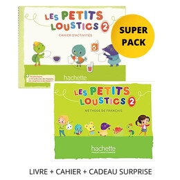 Super Pack les Petits Loustics 2 (Livre de L'eleve + Cahier D'activites + Cadeau Surprise)
