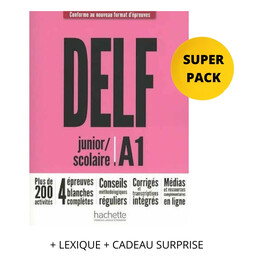 Super Pack Delf Scolaire & Junior a1 Methode Nouveau Format (+ Lexique + Cadeau Surprise)