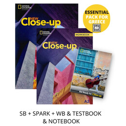 New Close-up a2 Essential Pack for Greece (sb + Spark + wb & Testbook & Notebook)