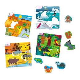 As Clementoni Εξυπνούλης - που Ζουν τα ζώα (1024-63248)