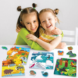 As Clementoni Εξυπνούλης - που Ζουν τα ζώα (1024-63248)