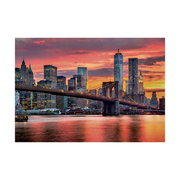 Clementoni Παζλ High Quality Collection Ηλιοβασίλεμα Στη Γέφυρα Του Μπρούκλιν 1500 τμχ - Compact Box