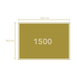 Clementoni Παζλ High Quality Collection Χάλστατ 1500 τμχ - Compact Box
