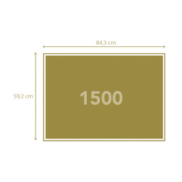 Clementoni Παζλ High Quality Collection Γαλάζια Λίμνη 1500 τμχ - Compact Box