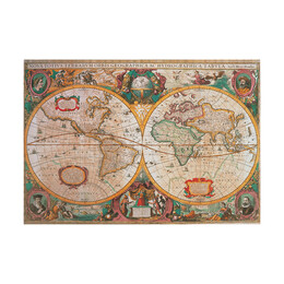 Clementoni Παζλ High Quality Collection Χάρτης Αντίκα 1000 τμχ - Compact Box