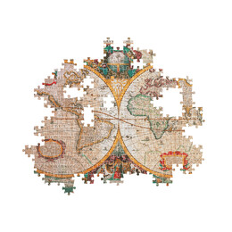 Clementoni Παζλ High Quality Collection Χάρτης Αντίκα 1000 τμχ - Compact Box