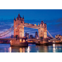 Clementoni Παζλ High Quality Collection Γέφυρα Του Λονδίνου Τη Νύχτα 1000 τμχ - Compact Box
