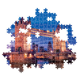 Clementoni Παζλ High Quality Collection Γέφυρα Του Λονδίνου Τη Νύχτα 1000 τμχ - Compact Box