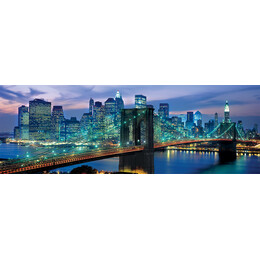 Clementoni Παζλ Panorama High Quality Collection Νέα Υόρκη Γέφυρα Brooklyn 1000 τμχ - Compact Box