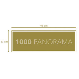 Clementoni Παζλ Panorama High Quality Collection Disney Classics 1000 τμχ - Compact Box