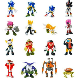 P.m.i. Sonic Collectible Figures 6.5cm - 5 Pack -Including 1 Rare Hidden Character (S1) (Random) (Son2040)