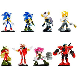 P.m.i. Sonic Articulated Action Figures 7.5cm - 4 Pack (S1) (Random) (Son6040)