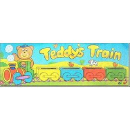 Teddy's Train Poster