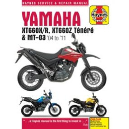 Yamaha Xt660 & mt-03 (04 - 11) Haynes Repair Manual