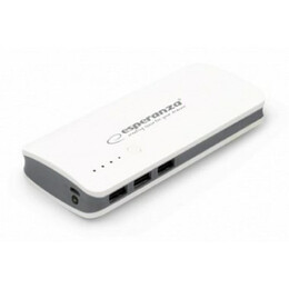 Esperanza Emp106 Power Bank 8000mah με 3 Θύρες usb-a Λευκό/γκρι (Emp106we) (Espemp106we)
