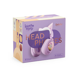 Kiddoboo Delulu Bluetooth Headphones Lavender