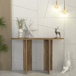 Κονσόλα Cortado Megapap Χρώμα Καρυδί 120x35x75εκ.