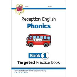 Reception English Phonics Targeted Practice Book - Book 1