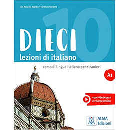 Dieci Lezioni di Italiano a1 Libro cor Videocorso e Risorse Online