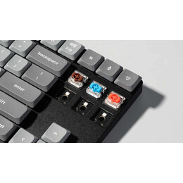 Keychron K1 Max (K1M-H1) ANSI 80% TKL Black Full Assembled Red Switch RGB Hot-Swap Wired Low Profile