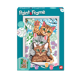 Paint & Frame Ζωγραφίζω Με Αριθμούς Funny Kitties - Cute Bunnies - Loving Puppy - Magic Unicorn Για
