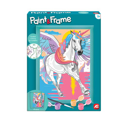 Paint & Frame Ζωγραφίζω Με Αριθμούς Funny Kitties - Cute Bunnies - Loving Puppy - Magic Unicorn Για