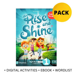 Rise and Shine 1 : Learn to Read Pupils Book Pack (+ Digital Activities + Ebook + Wordlist)