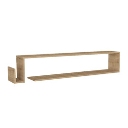 Έπιπλο Τηλεόρασης Επιτοίχιο Regnar Megapap Χρώμα Sapphire oak 168,6x25x31,8εκ.