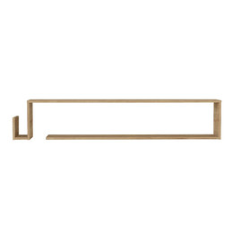 Έπιπλο Τηλεόρασης Επιτοίχιο Regnar Megapap Χρώμα Sapphire oak 168,6x25x31,8εκ.