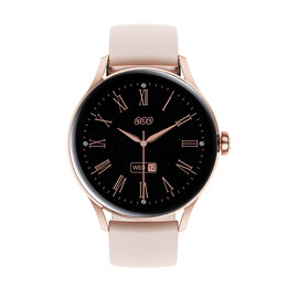 QCY Watch Elite S11 Pink Gold - Small metal 1,19" AMODEL Fashion BT Call IPX8 Waterproof 7Day always