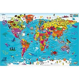 Collins Children’s World map